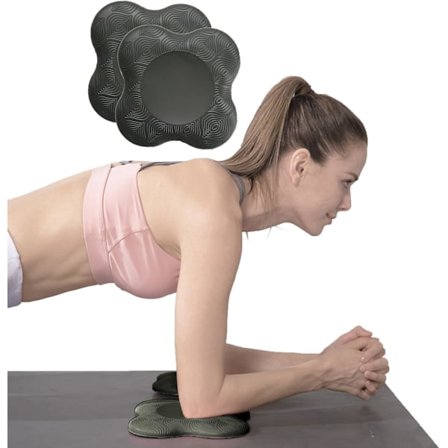 2 stk. Yoga Knæbeskyttere, Ekstra Tykke Yoga Tilbehør til Kvinder/Mænd Puder Knæ og Albuer, Skridsikre Yogamåtter