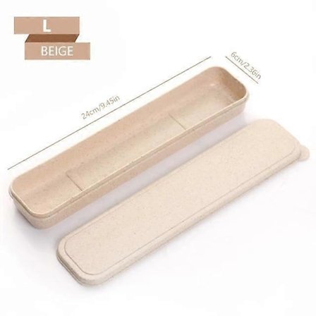 21/24cm PP Kannettava Matka-astioiden Säilytyslaatikko Elintarvikelaatuinen Ruokailuvälineiden Keittiö Haarukka Lusikka Laatikko Lapsille Kouluun 