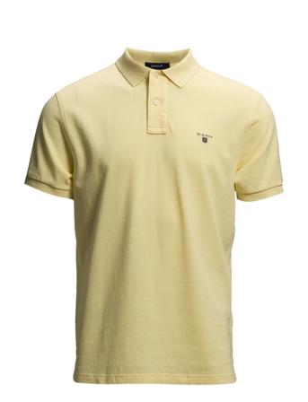 Original Pique Ss Rugger Polos Short-sleeved Gul GANT