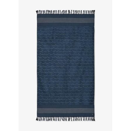 emmamalena Strandhandduk Våg Badrumstextilier Dam Blå ONESIZE