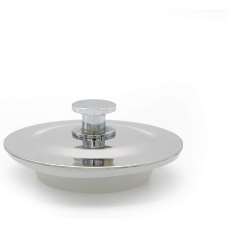 40-45mm Badkar Silikonpropp, Vit Avtappningsplugg, Högkvalitativt Avloppsplugg i Rostfritt Stål, Lämplig för Badkar och Simbassänger