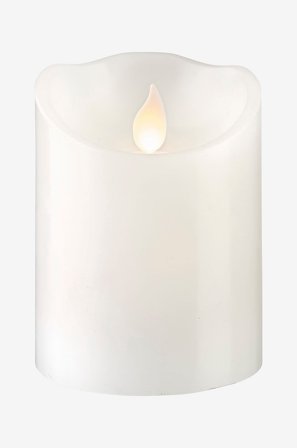 Star Trading - LED Blockljus M-Twinkle 10 cm - Vit - Dekorativ julbelysning - Från Homeroom