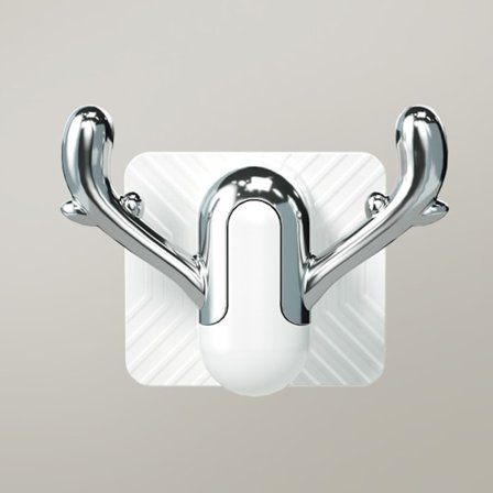 Tøffel Oppbevaringskrok Plast Tøffelstativ SØLV