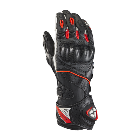 Motorradhandschuhe Ixon Tornado Air Schwarz/Weiß/Rot XXL