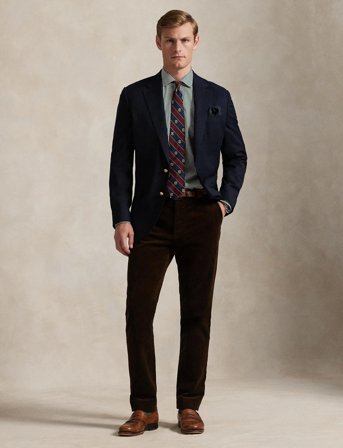 Polo Ralph Lauren Custom Fit Striped Poplin Shirt - Green - XS