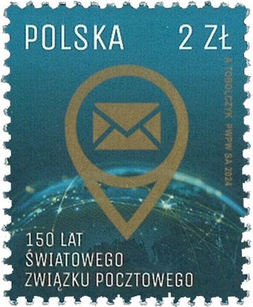 Polen - UPU 150 år - Postfrisk frimærke