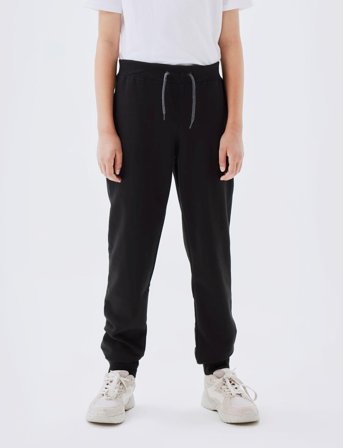 name it Nkmsweat Pant Bru Noos - Black - 128