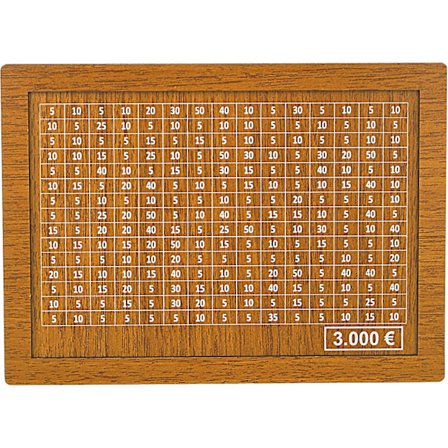 Sparbox (4 storlekar) - Återanvändbar pengalåda med besparingsmål och siffror att kryssa i