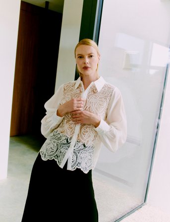 Copenhagen Muse Cmshirley-Shirt - Cream - XL