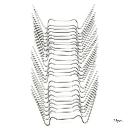 25/50 st W Typ/Z Typ Växthusklämmor Hållbara Glaspanelsfästen Clips Växthusglasverktyg W