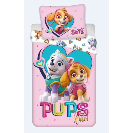 Paw Patrol – Pups Rule Sängkläder Set 140x200 cm & 70x90 cm