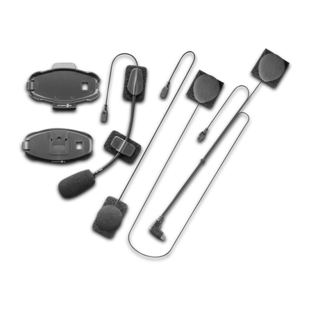 Intercomhøyttaler Interphone Microphone Svart