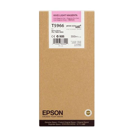 EPSON Bläckpatron, T5966, levande ljus magenta, singelförpackning, C13T596600 - Lyreco - Toner och bläck - Bläckpatroner - Bläckpatroner Epson