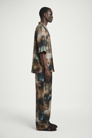 COS Homme Pantalon À Taille Élastiquée En Soie