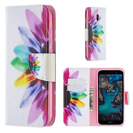 Wonderland Nokia C1 Plus fodral -Flerfärgad