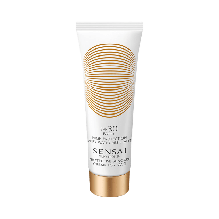 Sensai Silky Bronze Protective Cream Face SPF30 Solskydd & solvård Dam 50 ML