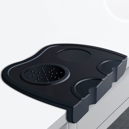 Kaffe Tamper Matte Espresso Silikon Matte Antiskli Tamping Matte Sage Tamper Matte Hjørne med Kantbeskyttelse, Barista Tamp Pad Kaffe Matter, 20,5*