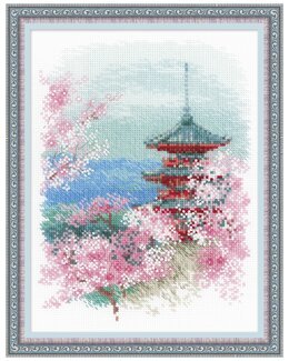 Broderikit Tavla Sakura Pagoda - Riolis