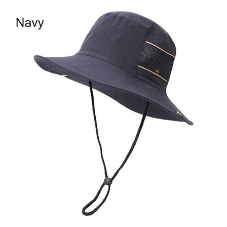 Solhatt for menn/dame bøttehatt NAVY