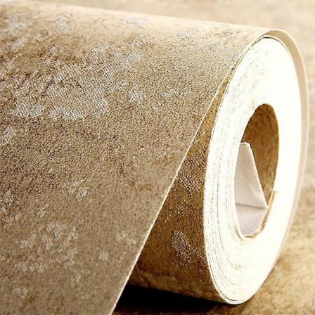 Yksivärinen kulta kupari harmaanruskea pestävä kuitukangastapetti 10,0 x 0,53 m korkealaatuinen Valmistettu