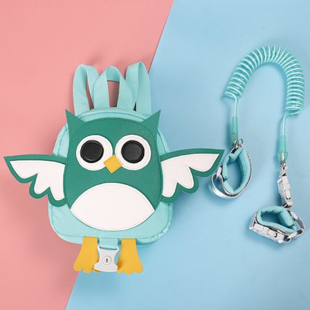 Barnsele - Baby Walking Safty Harness och Barn Anti Lost Handledslänk för