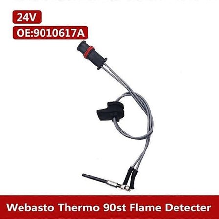 Passar Webasto Thermo 90ST 24V Värmare Keramisk Glödstift 9005931B Flammsensor Detektor 24V 9010617A-WELLNGS