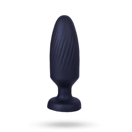 G-Stuck Silicone Anal Plug Metallic Black - Vuxen.se - Buttplug, stora & små butt plugg
