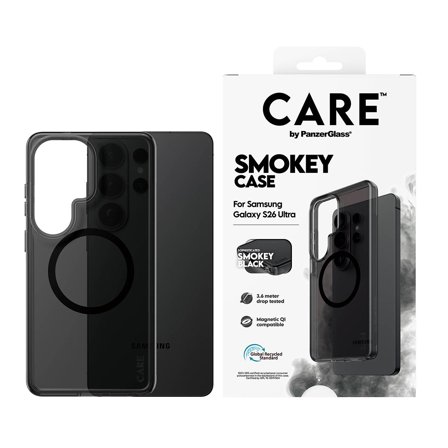 PanzerGlass CARE by PanzerGlass Urban Explorer Case Smokey w. Black Qi Samsung Galaxy S 2026 Ultra