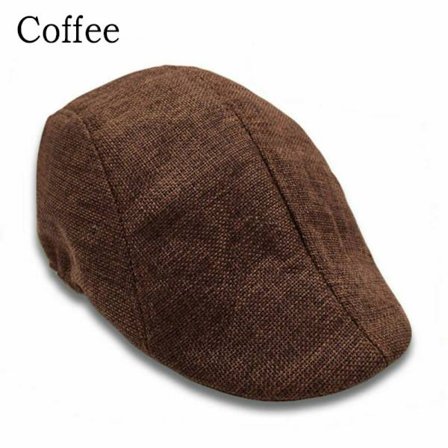 Golf Driving Hat Mænd Flat Cap KAFFE