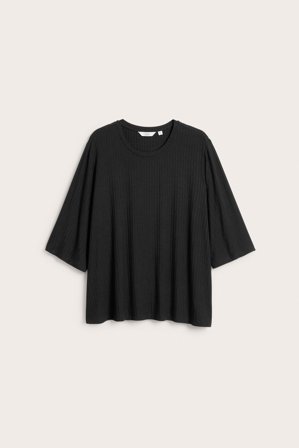 Kappahl | Prążkowany top | Czarne