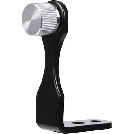 Universal kikkertadapter til stativmontering, L-beslag metal stativmonteringsadapter 50 mm med dobbelt 1/4 tomme gevind til kikkert teleskop kamera