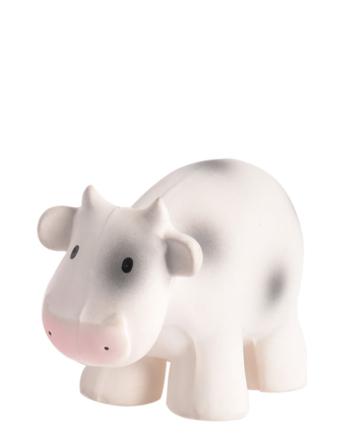 Natural Rubber Rattle Cow Toys Baby Toys Rattles Multi/mönstrad Tikiri
