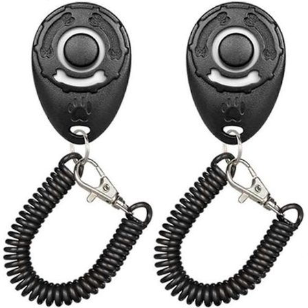 2025, 2-pakning Hundeklikkertrening, Hundeklikker, Hundeklikkerfløyte, for Profesjonell Kjæledyrskvalitetsgave