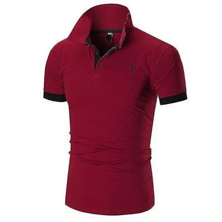 Sommarkläder 2023 Casual Sport Herr Polo T-shirts Med Logotyp Broderi Sittande Golf Herr Polotröjor