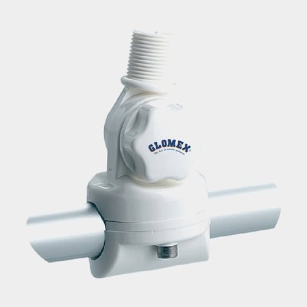 Glomex RA134 vippantennfäste vitt, Ø22/25mm rör