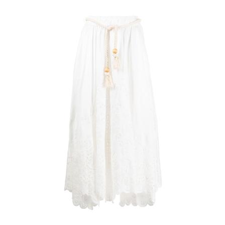 Zimmermann, Maxi Skirts Wit, Dames, Maat:S