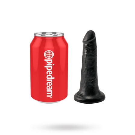 King Cock Dildo 14.5 cm - Sort - Vuxen.se - Air pressure stimulator, klitoris vibratorer, dildoer, lystkugler, magic wand & æg.