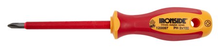 Ironside 120094 Skruvmejsel 1000V, PH0x60 mm, Skruva