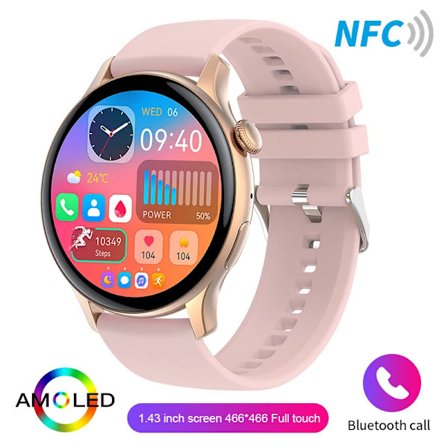 HYTRON Smartwatch Dam 466*466 AMOLED 1.43 "