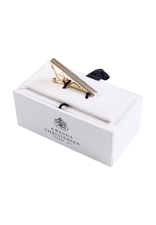 Amanda Christensen Tie clip Accessoarer Herr Guld ONESIZE