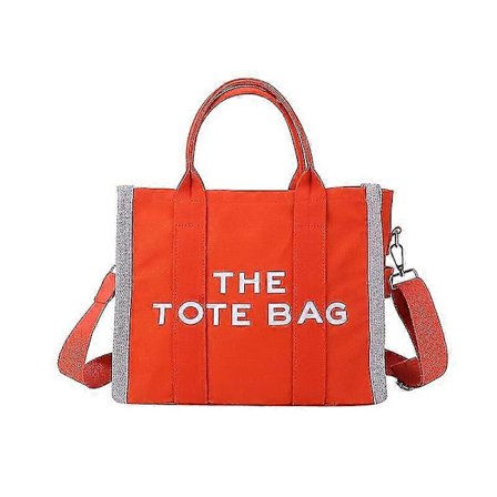 Tote Bagar Canvas Tote Bag För Kvinnor, Flera Fickor Damväskor Med Blixtlås Stor Tote Bag Justerbar Rem The Tote Bag