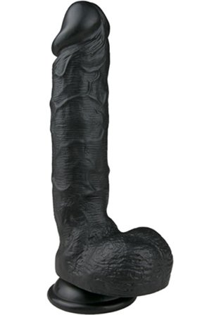 Easytoys Realistic Dildo Black 22,5 cm Dildo
