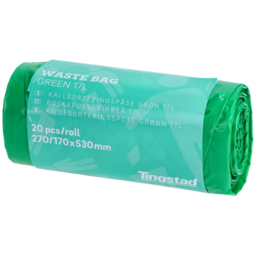 Kildesorteringspose Grønn 17L