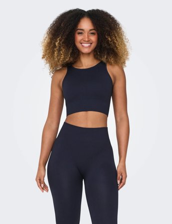 Only Play Onpjaia Life Un Sl Seam Short Top Noos - Navy - M/L