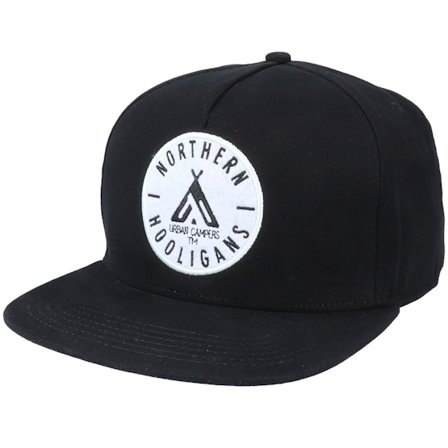 Northern Hooligans - Urban Campers Black Snapback Snapback Black Cap - @ Hatstore