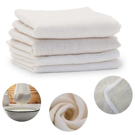 5 stk. osteklede i bomull, kjøkkengas