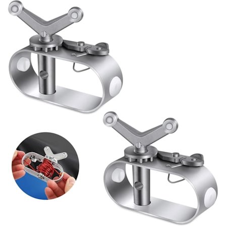 Poolskydd Spännare, Klädlinjespännare, Metallvajerspännare, Repspännare i Aluminiumlegering, Metallspännare Vajer för Fixering Ovan Jord P