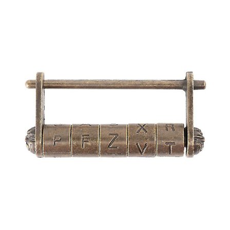 Lås i Antikk Stil, Gammel Stil Passord Hengelås, Engelsk Bokstavmønster Lås, Gullfarget