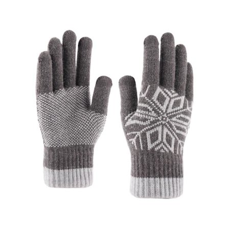Lämpimät käsineet Printed käsineet Full Finger Gloves Kosketusnäyttö Käsineet Talvitarvikkeet
