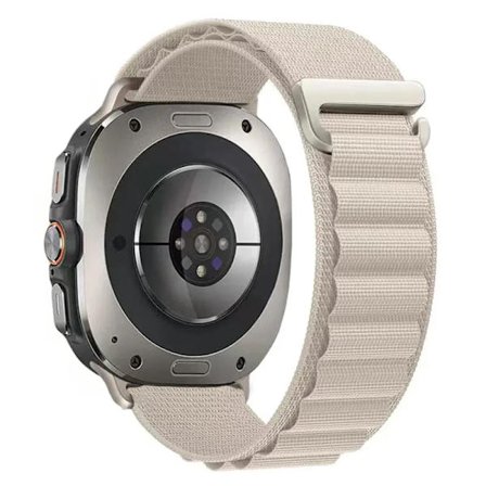 Alpine Nylonarmband kompatibel med Samsung Galaxy Watch 8 44mm 40mm Classic 46mm Bekvämt armband Galaxy Watch Ultra 2025 47mm